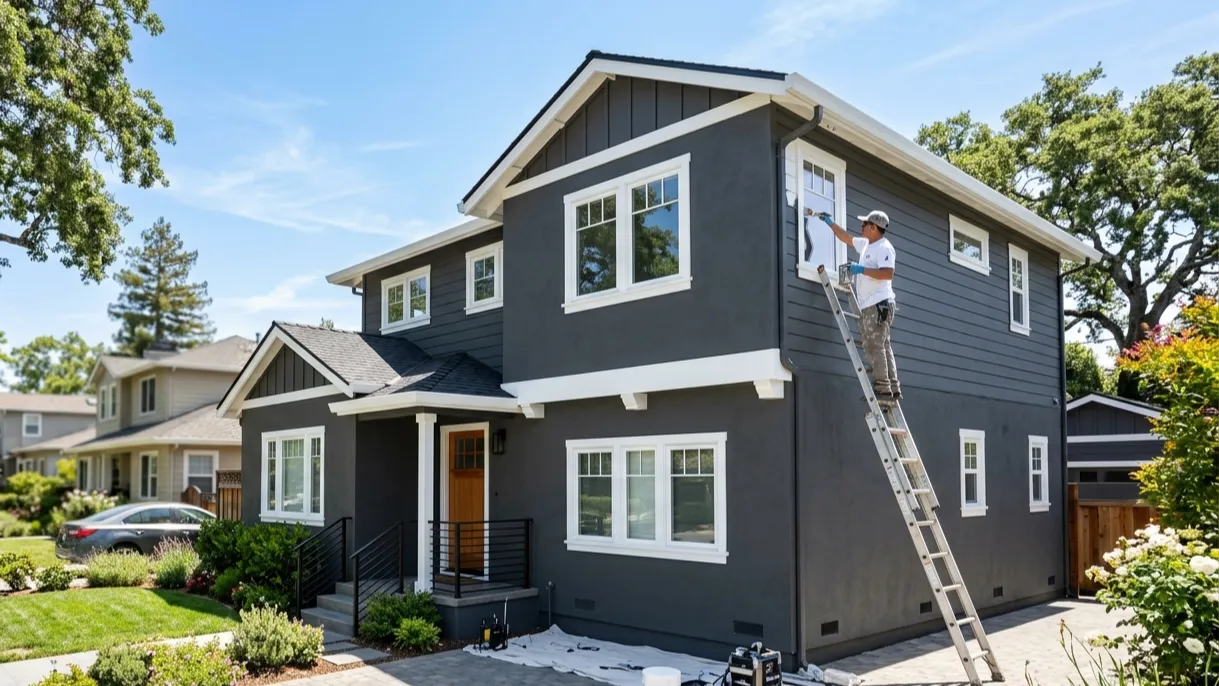 Exterior house painting