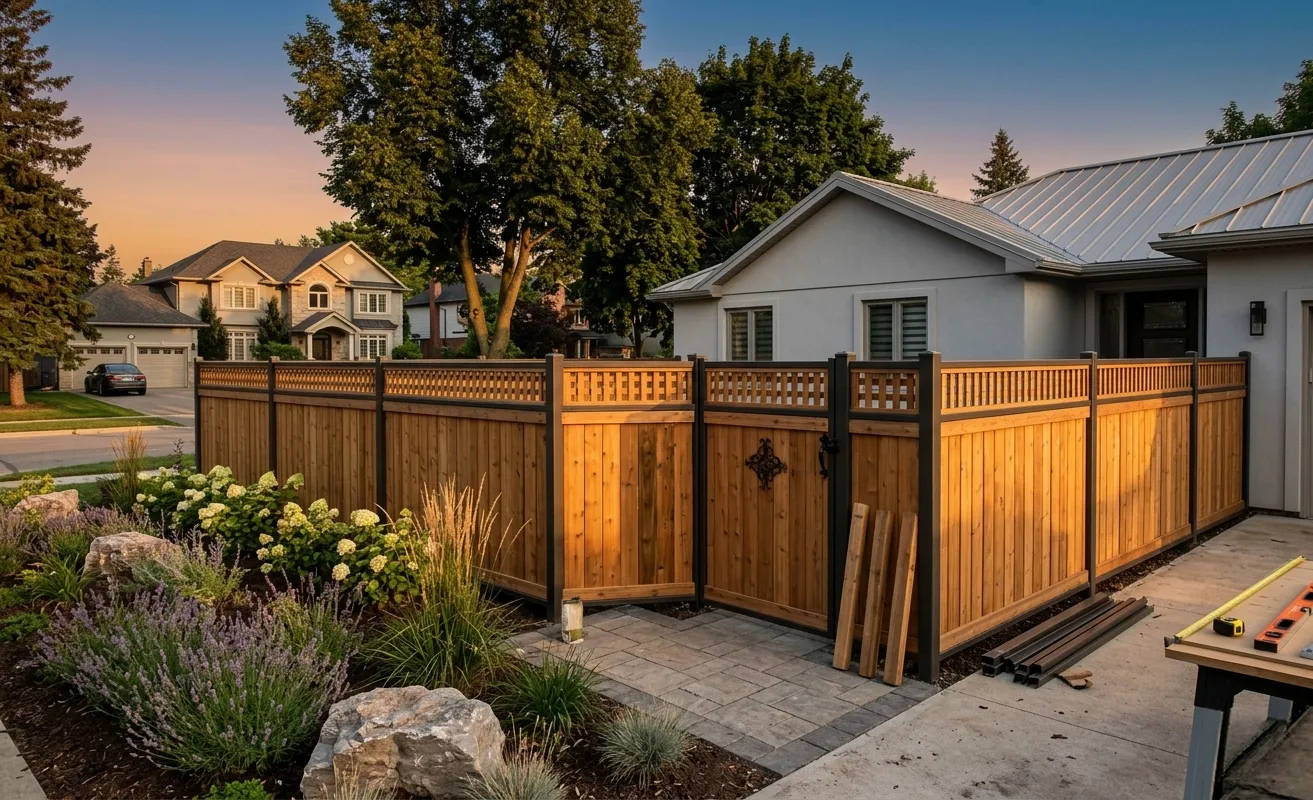 Fence installation