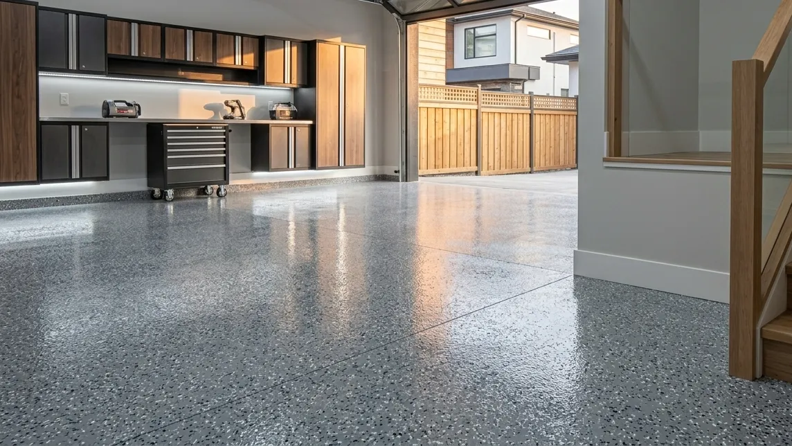 Garage epoxy flooring