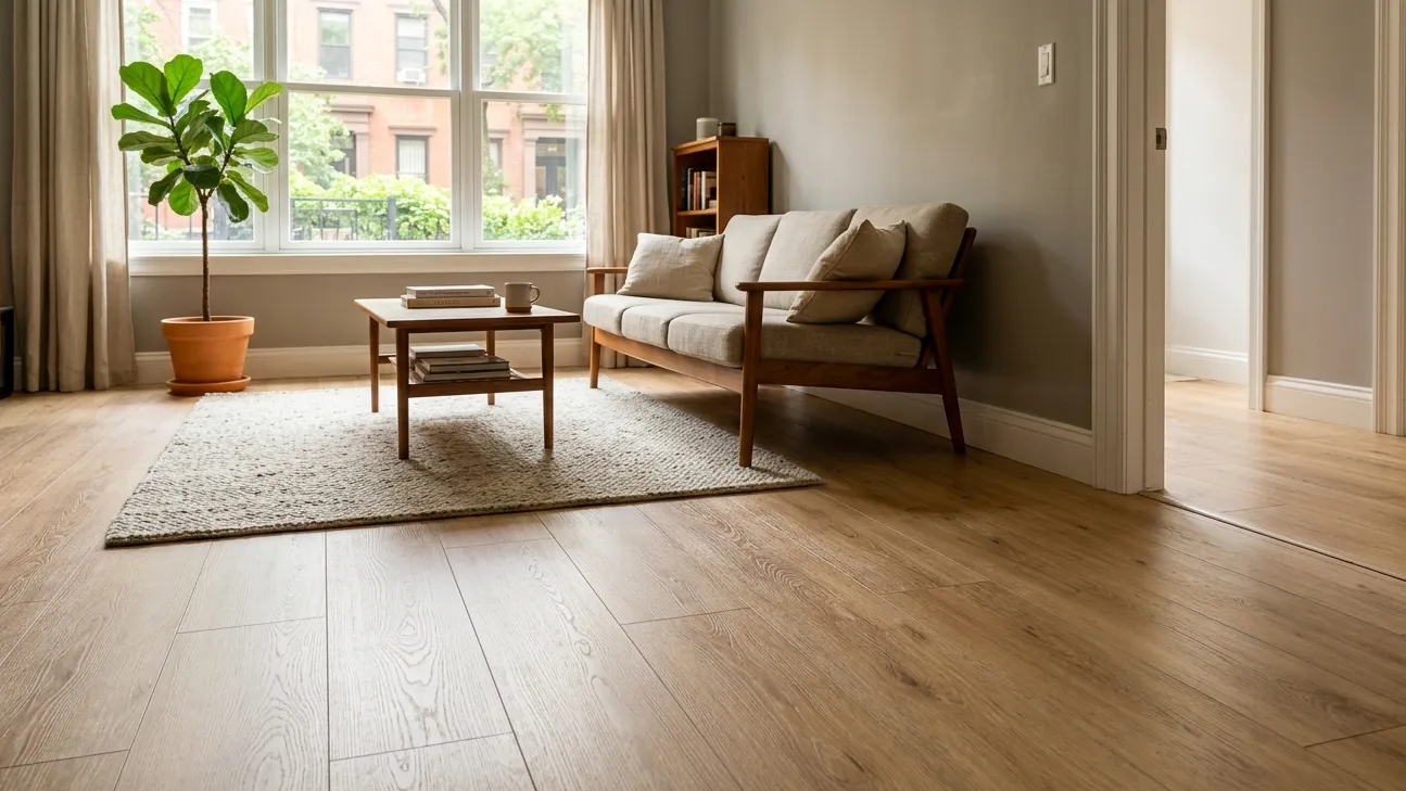 Laminate flooring installation